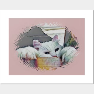 Bub the cute cat Posters and Art